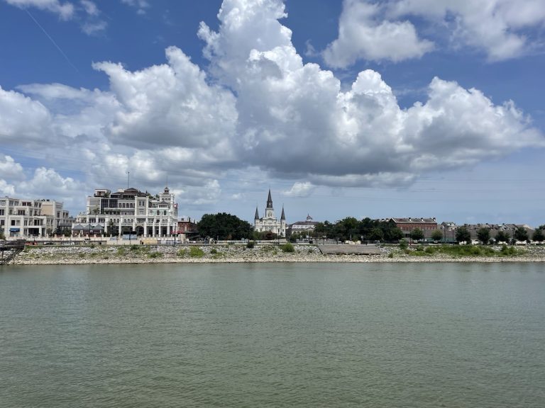 The French community in the French Quarter, New Orleans