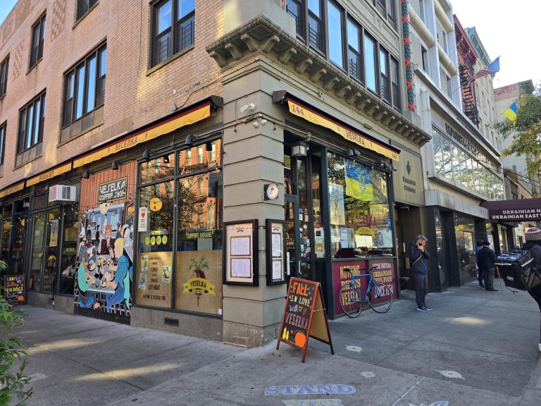 The Ukrainian community in the East Village, Manhattan
