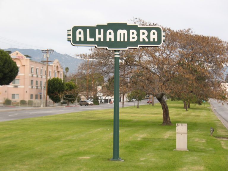 The Chinese community in Alhambra, California