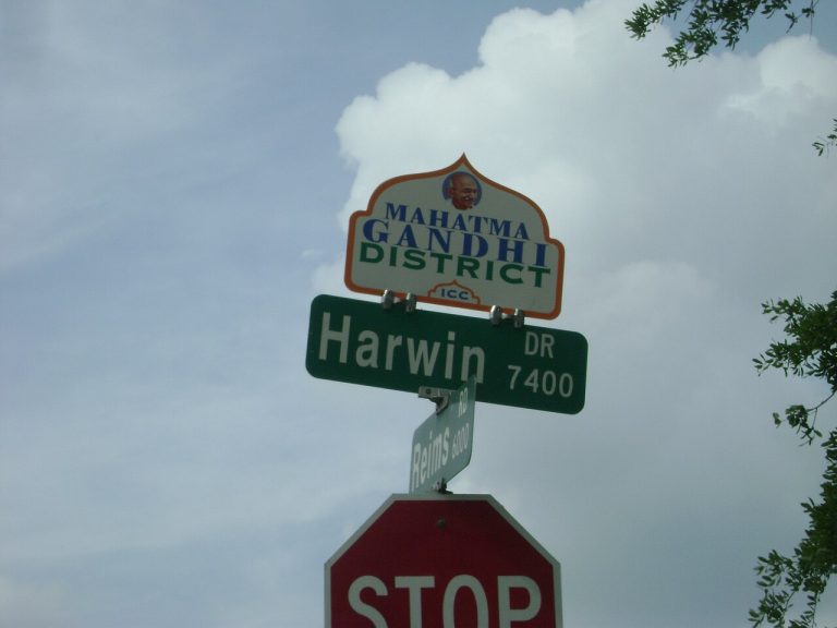 The Indian community in the Mahatma Gandhi District, Houston