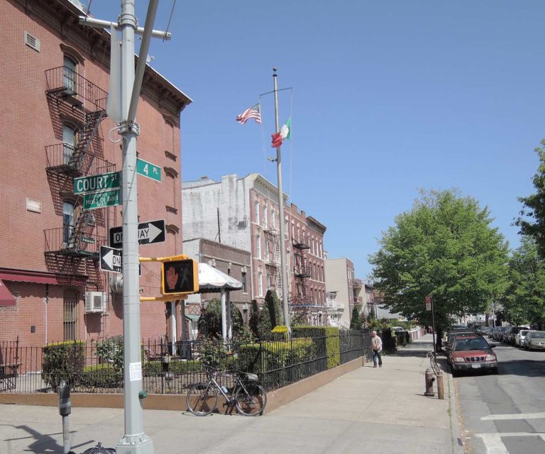 The Italian community in Carroll Gardens, Brooklyn