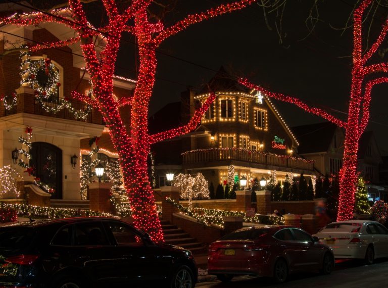 The Italian community in Dyker Heights, New York
