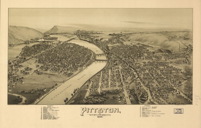 The Italian community in Pittston, Pennsylvania