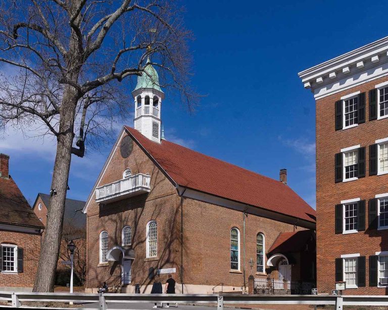 The Moravian community in Winston-Salem, North Carolina