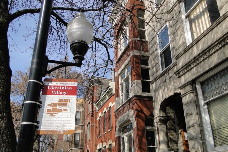 The Ukrainian community in Ukrainian Village, Chicago