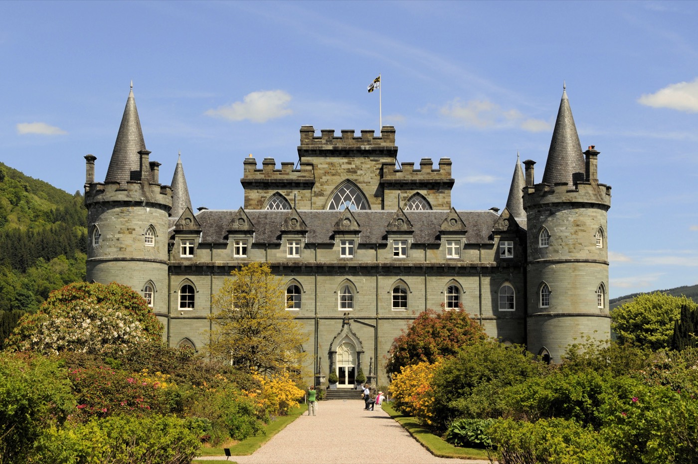 The Campbell surname: Inveraray Castle, Argyll