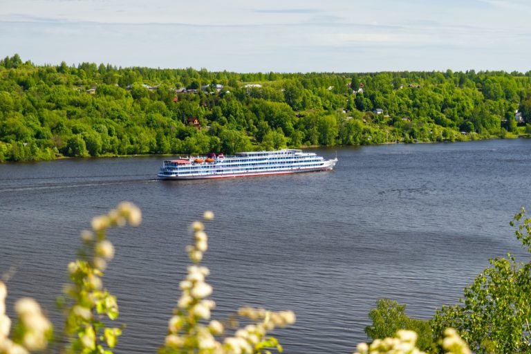 The Ivanov surname: the Volga at Plyos, Ivanovo Oblast, Russia