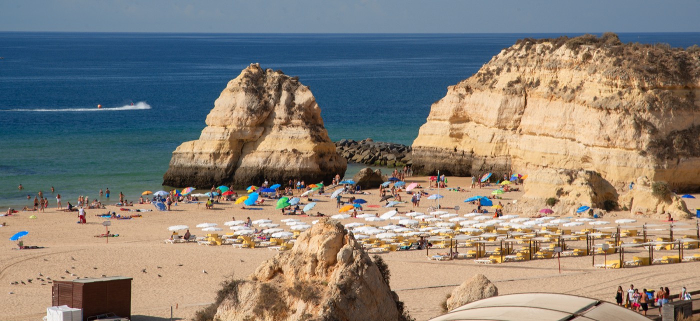 The Rocha surname: Praia da Rocha, Algarve, Portugal